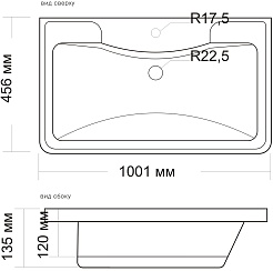 Misty Тумба с раковиной Атлантик 100 2 ящика серый камень – фотография-3